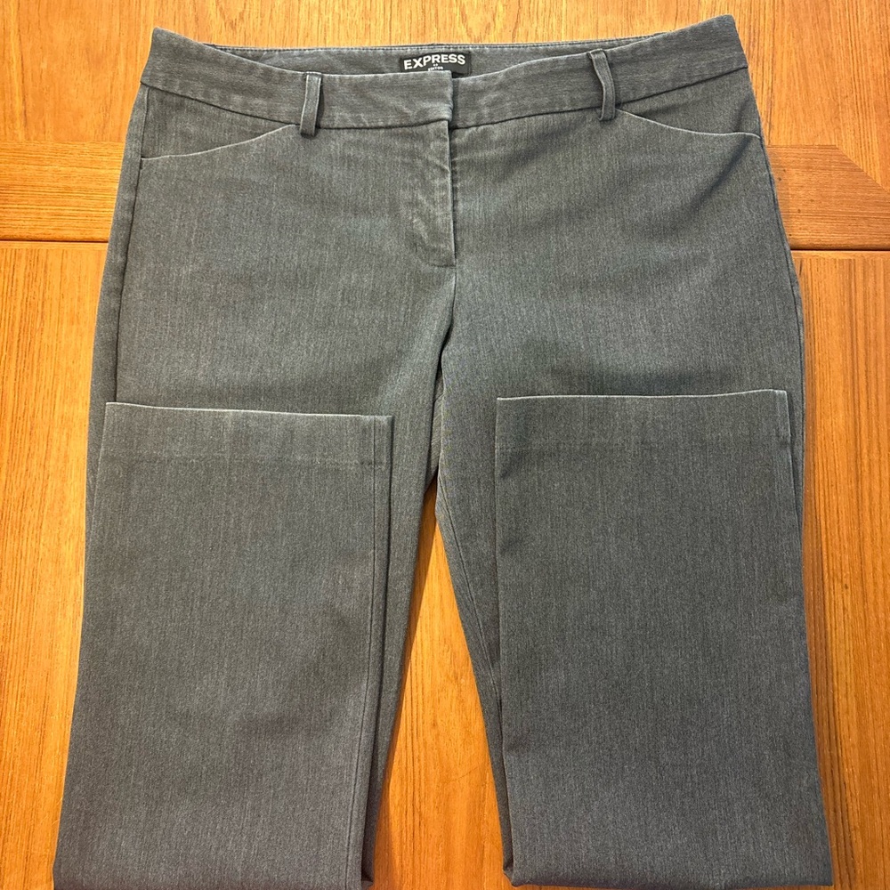 Express Women's Gray Editor Pants - Picture 5 of 6